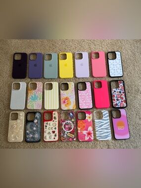 Huge‎ Lot of 21 Apple iPhone 14 Pro Phone Cases GUC